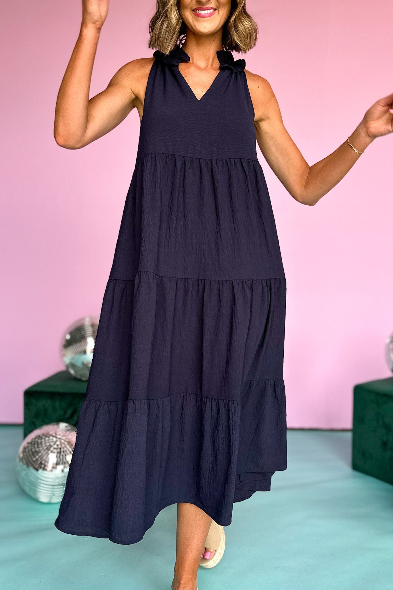 SSYS The Margot Dress In Navy