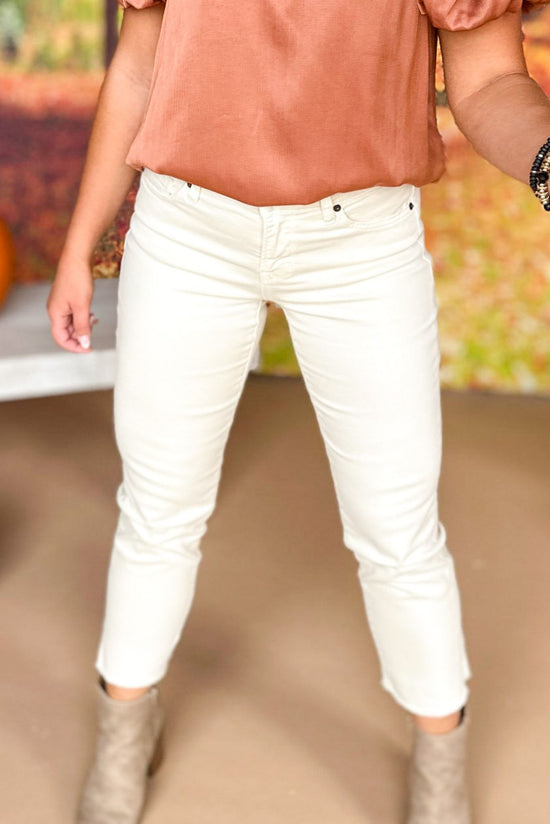 Mica Cream Straight Leg Side Slit Jeans, must have jeans, must have style, elevated jeans, everyday jeans, fall fashion, fall style, fall collection, elevated style, mom style, shop style your senses by mallory fitzsimmons