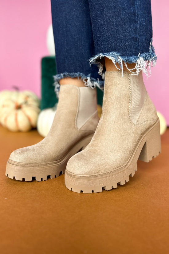  Cream Pull On Lug Boots, must have shoes, elevated boots, shop style your senses by mallory fitzsimmons