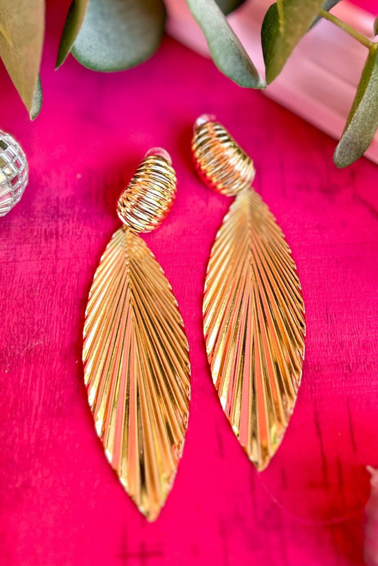  Gold Textured Metal Marquise Earrings, accessory, earrings, must have style, elevated style, mom style, shop style your senses by mallory fitzsimmons