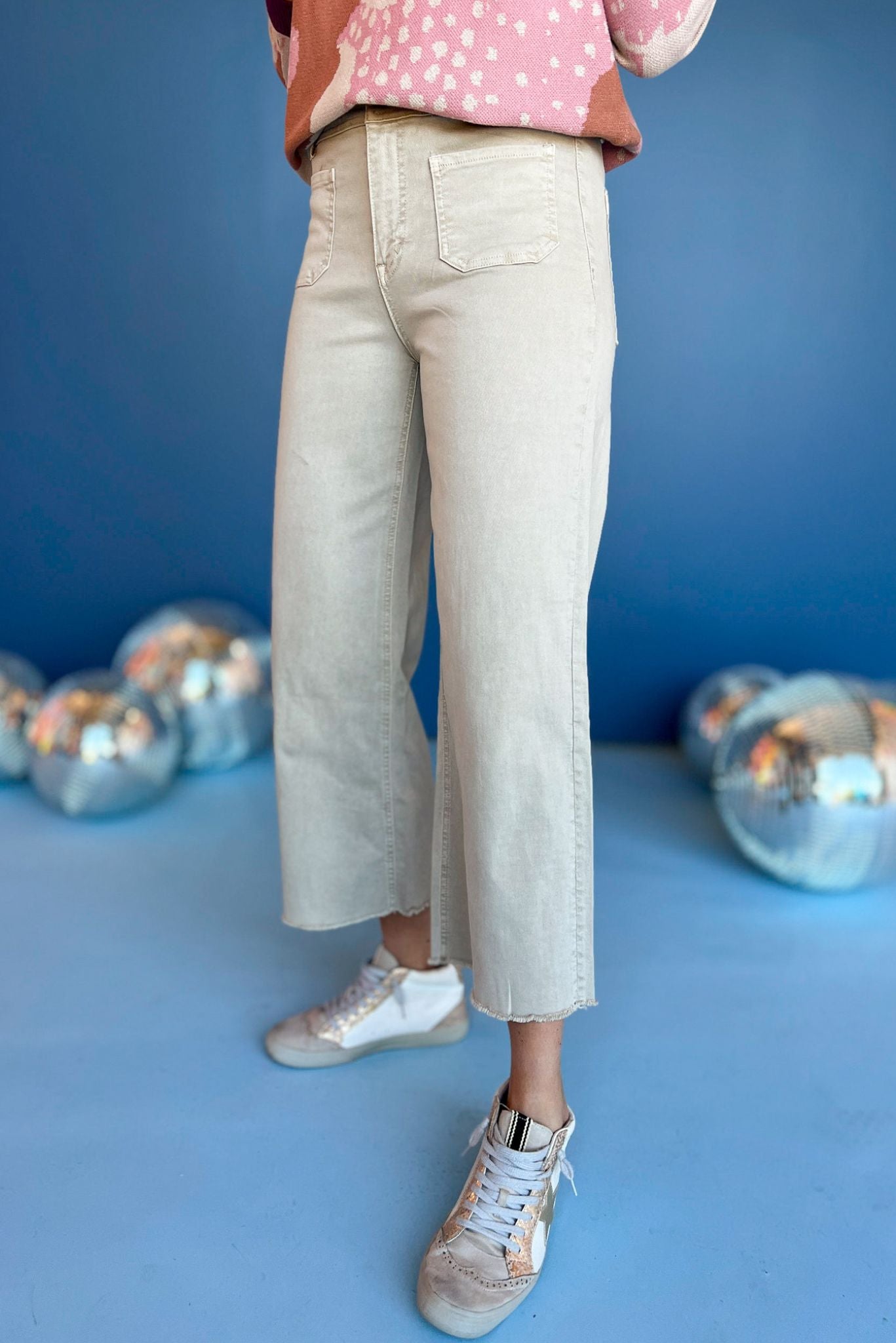 Mica Mocha Washed Cropped Wide Leg Pocket Detail Jeans, must have pants, must have style, must have comfortable style, fall fashion, fall style, street style, mom style, elevated comfortable, elevated loungewear, elevated style, shop style your senses by mallory fitzsimmons