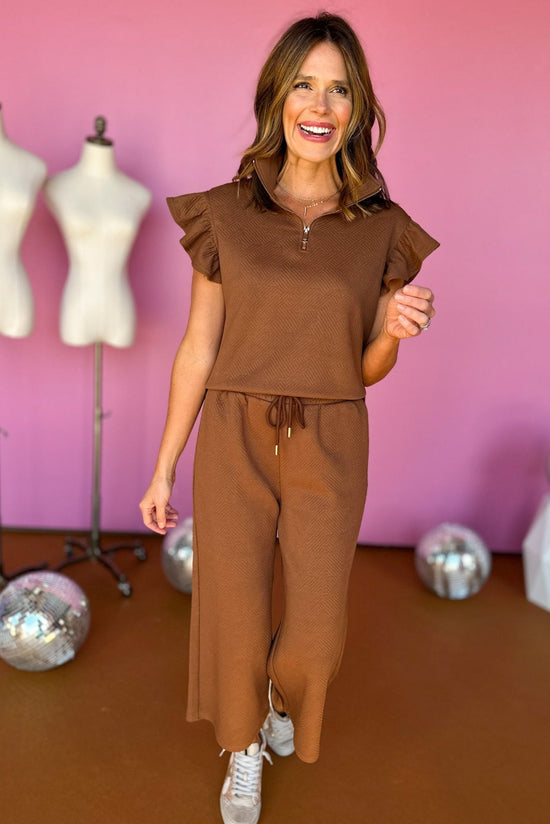 SSYS The Claire Set In Mocha,  ssys set, ssys the label, must have set, matching set, must have style, must have fall, fall fashion, fall matching set, elevated style, mom style, shop style your senses by mallory fitzsimmons