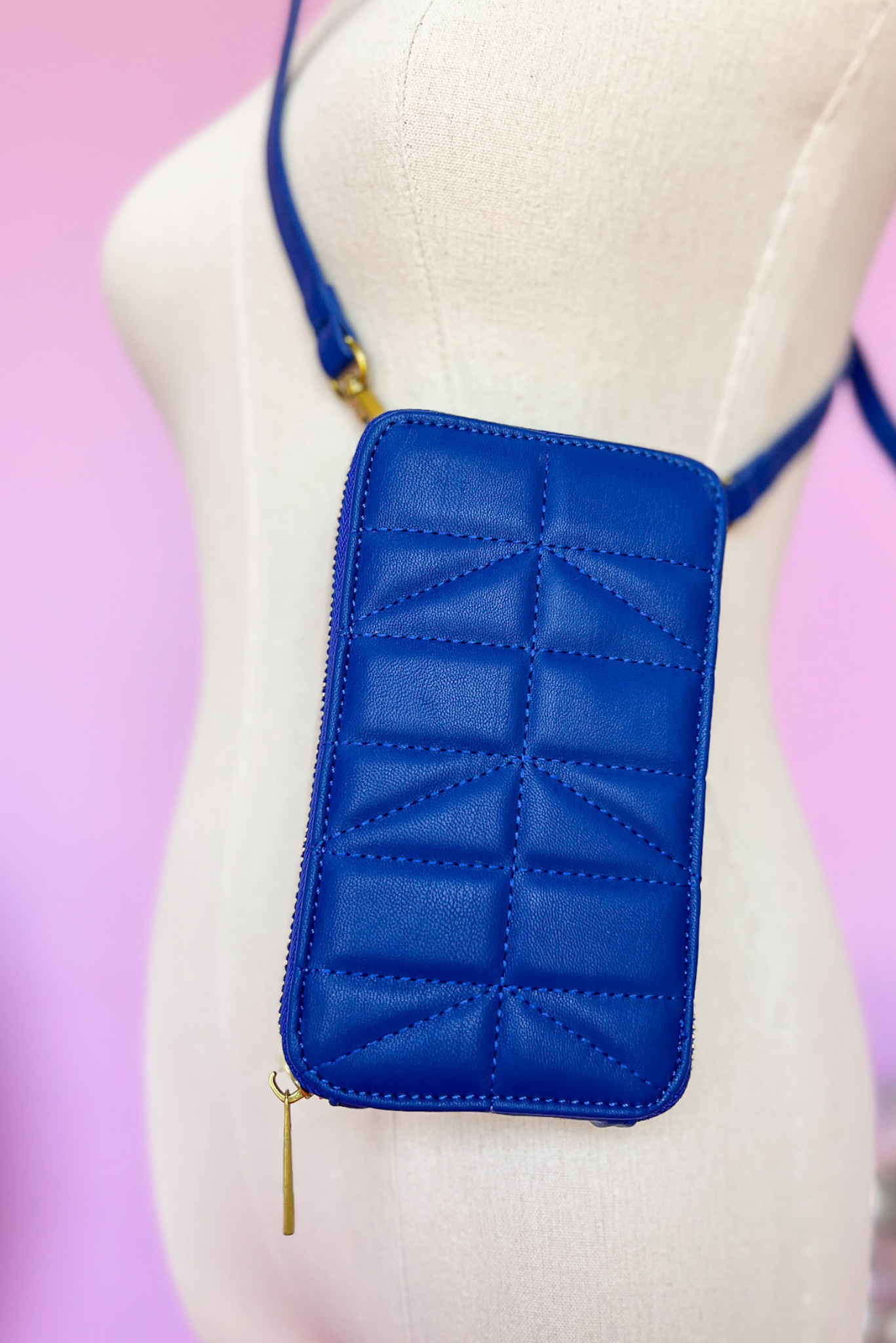Load image into Gallery viewer, Blue Phone Crossbody Bag, accessories, crossbody bag, Shop Style Your Senses By Mallory Fitzsimmons

