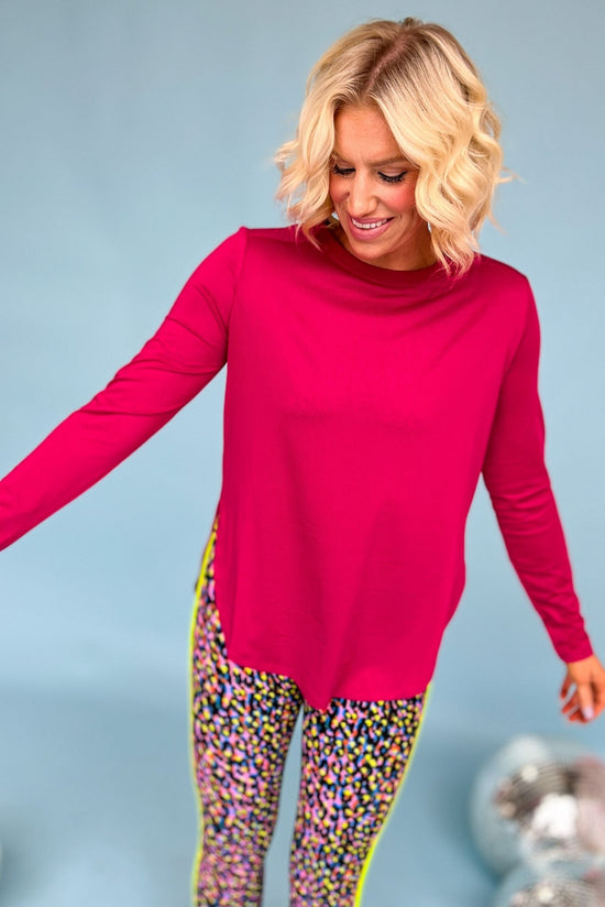 Load image into Gallery viewer, Mulberry Long Sleeve Active Top SSYS The Label
