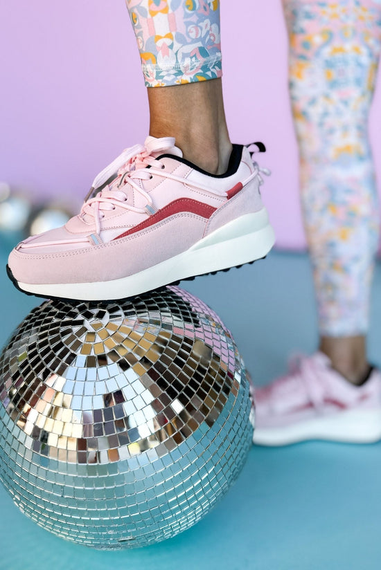 Pink Stripe Detail Sneaker *FINAL SALE*