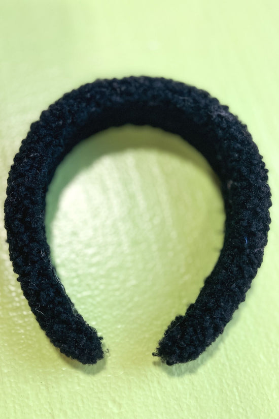Black Sherpa Headband