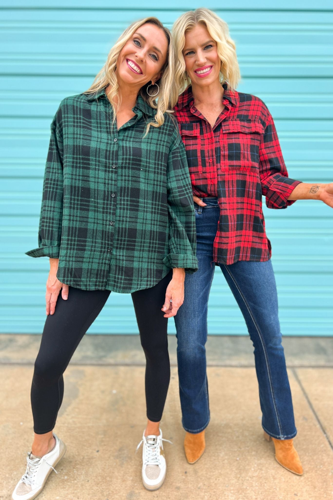 Green Black Plaid Round Hem Flannel, fall fashion, fall must have, thanksgiving look, layered look, sweater weather, mom style, shop style your senses by mallory fitzsimmons