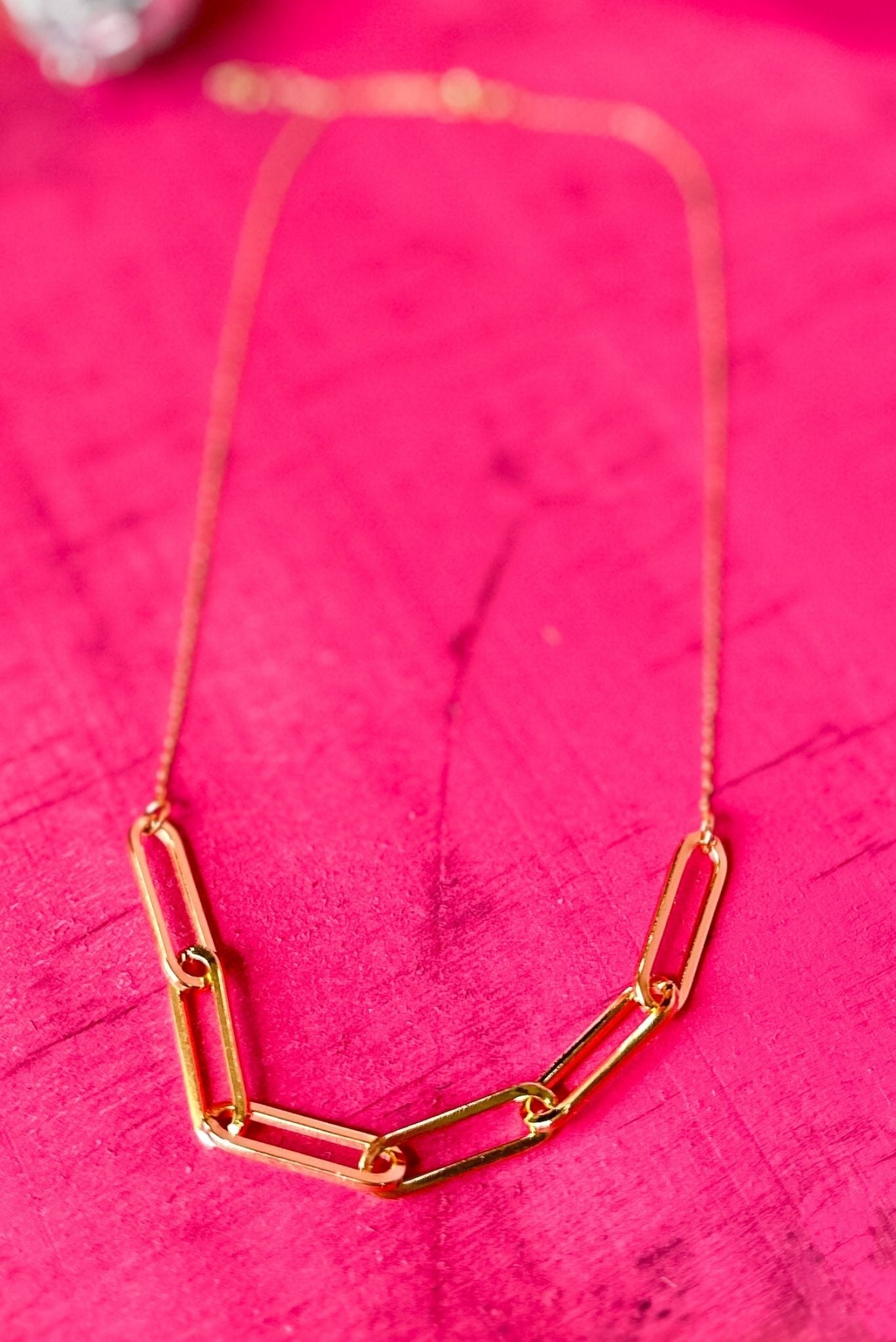 Load image into Gallery viewer, Gold Half Chain Necklace
