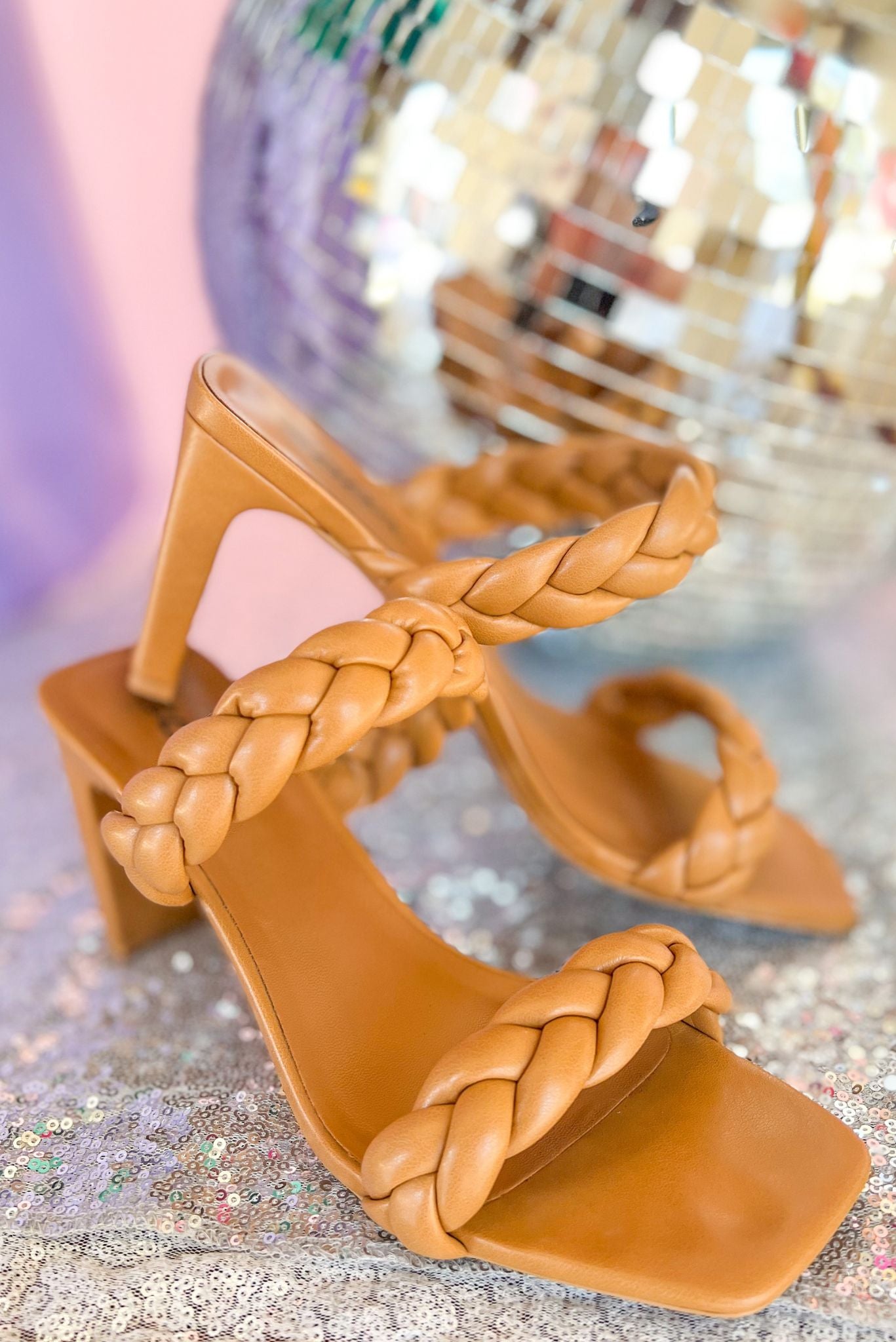 Camel Braided Double Strap Square Toe Heels, spring shoe, spring fashion, work to weekend, must have, shop style your senses by mallory fitzsimmons