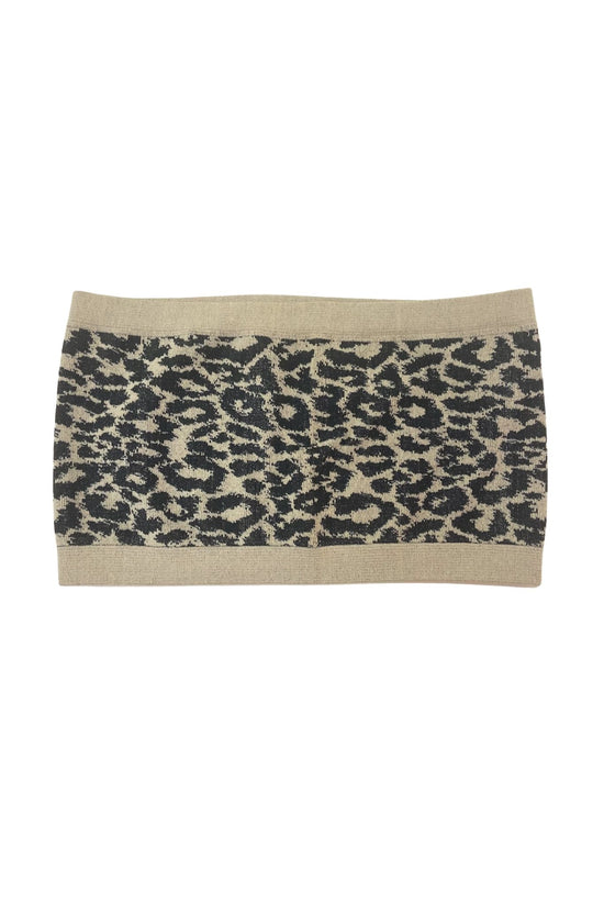 Load image into Gallery viewer, Khaki Animal Patterned Bandeau*FINAL SALE*

