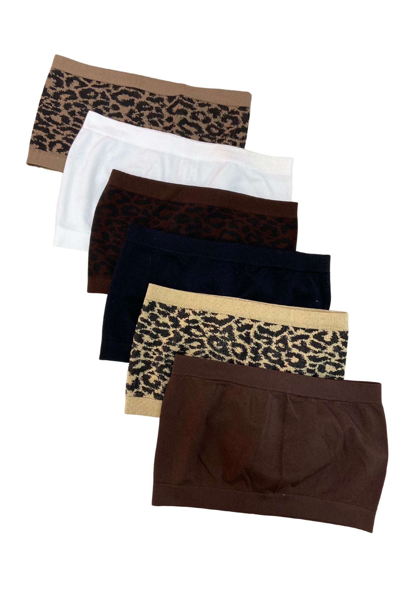 Load image into Gallery viewer, Brown Animal Patterned Bandeau
